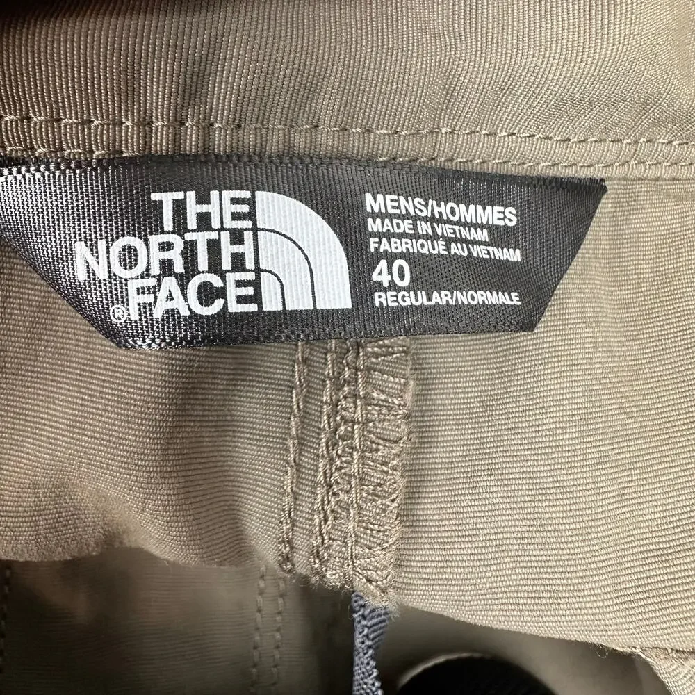 The North Face Men's Paramount II Cargo Shorts Belted Brown 40 Hiking Camping